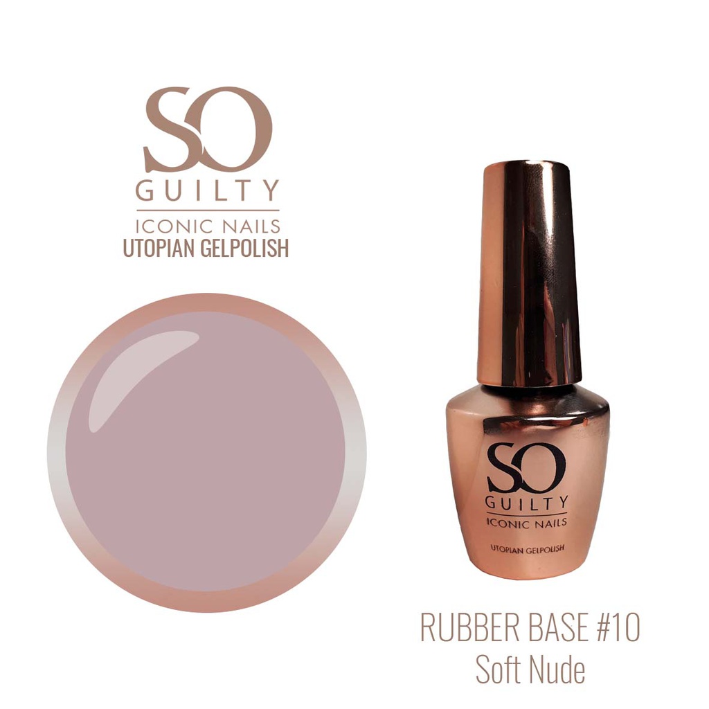 Rubber Base #10 - Utopian Gelpolish - Soft Nude