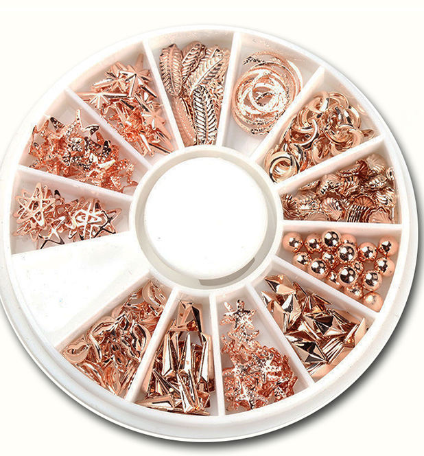 Carroussel Rose Gold Metallic Shapes