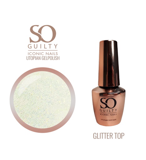 Glitter Top Golden - Utopian Gelpolish