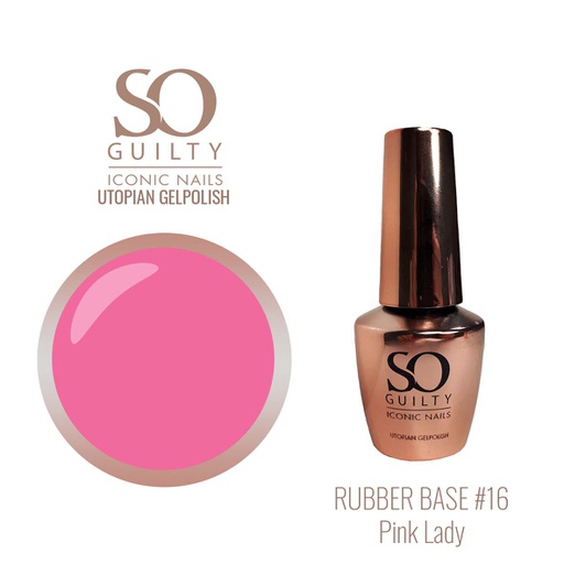 Rubber Base #16 - Utopian Gelpolish - Pink Lady